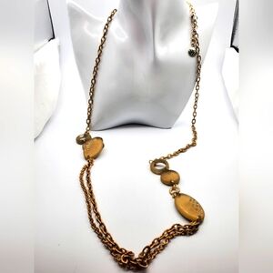 Vintage Worthington wooden unique sway necklace‎ N1817